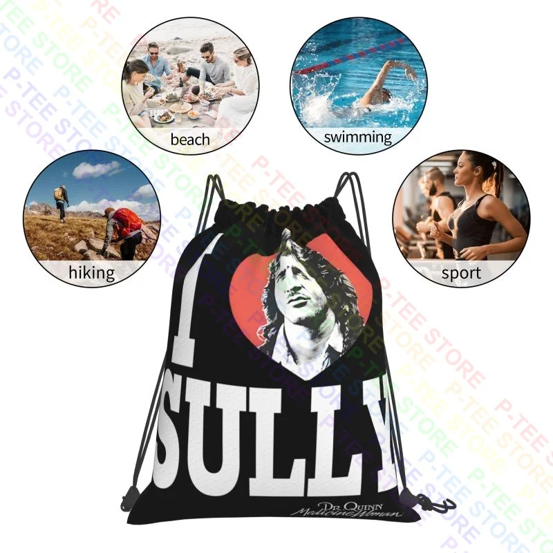 Женский рюкзак с кулиской на завязках в виде сердца