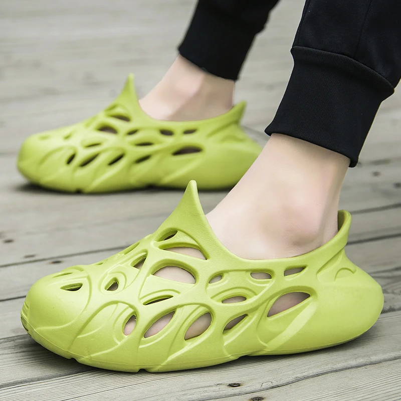 

Women Jelly Shoes Men Beach Sandal Breathable PVC Shoes Unisex Summer Casual Sandals Non-slip Man Jelly Sandals Chaussure Homme