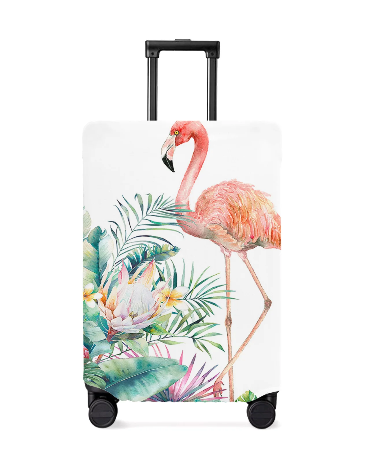

Flamingo Surfboard Turtle Leaf Travel Luggage Cover Elastic Baggage Cover Suitcase Case Dust Cover Travel Accessories