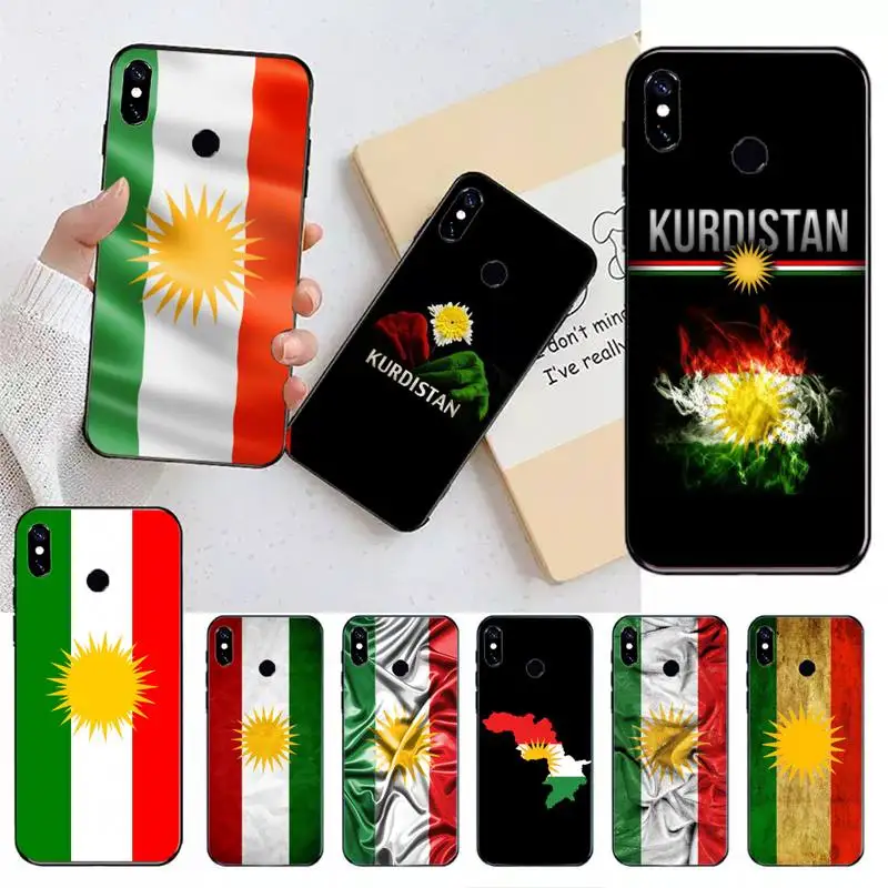 

Kurdistan Autonomous Region flag Phone Case For Xiaomi Redmi note 7 8 9 11 t s 10 A pro lite funda shell coque cover