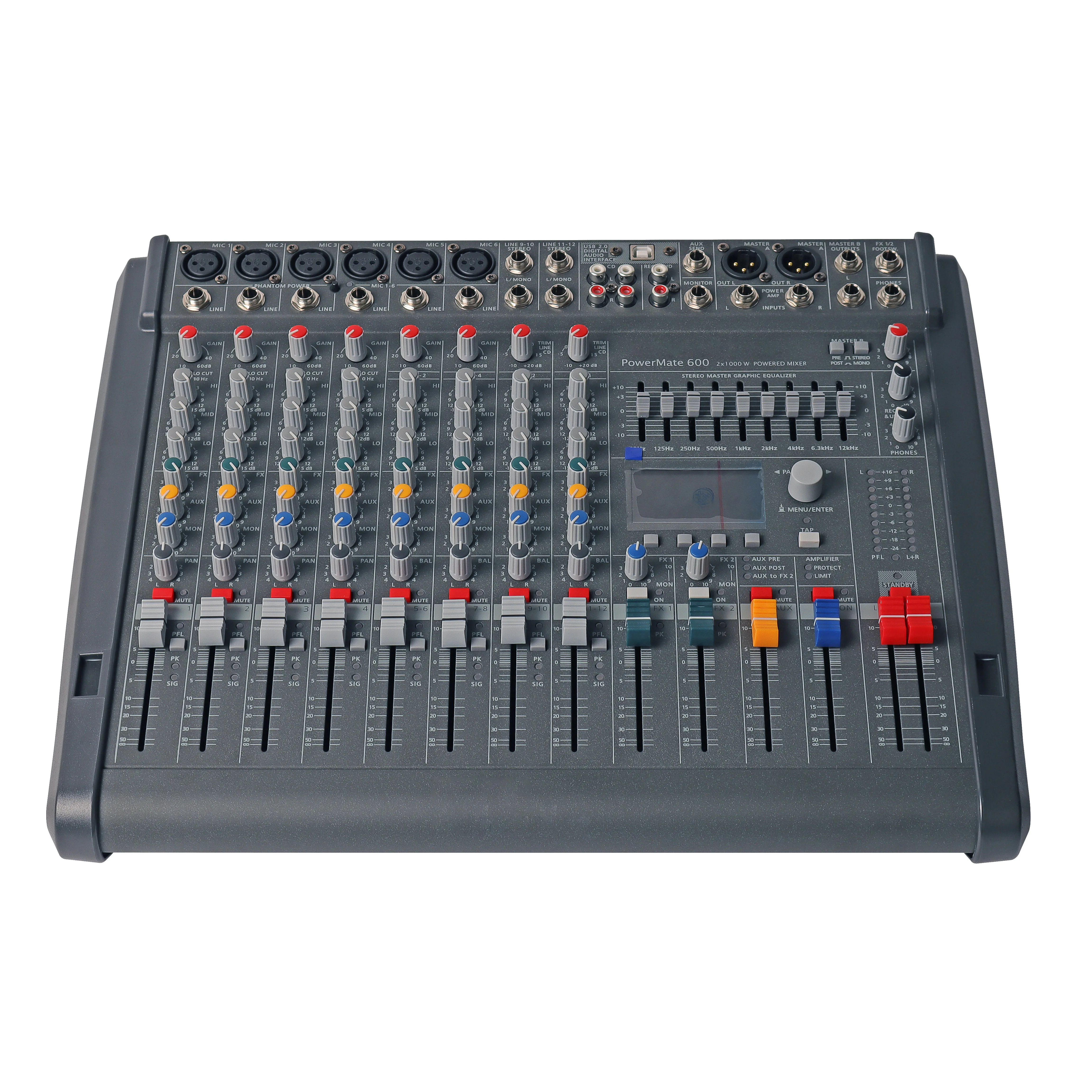 

Top Quality 1:1pm 1600-3 DJ Power Mixer Controller Audio Sound Console Music