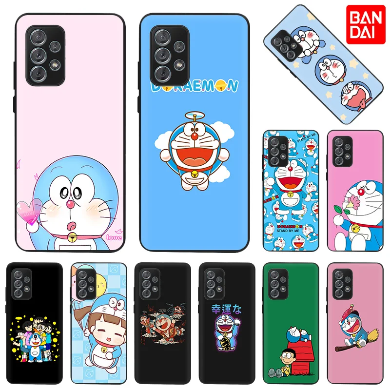 

Doraemon Case For Samsung Galaxy A53 A33 A23 A13 A73 A22 A72 A52 A32 A42 A71 A51 A41 A31 A21S A12 A11 A52s S9 Matte Black Cover