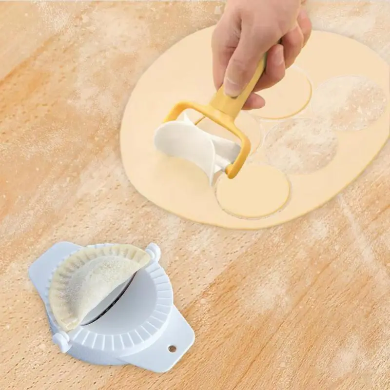 

Stainless Steel Dumpling Manual Dumpling Skin Mold Durable Dough Cutter Knife DIy Dumpling Mold Dough Press Kitchen Accessories