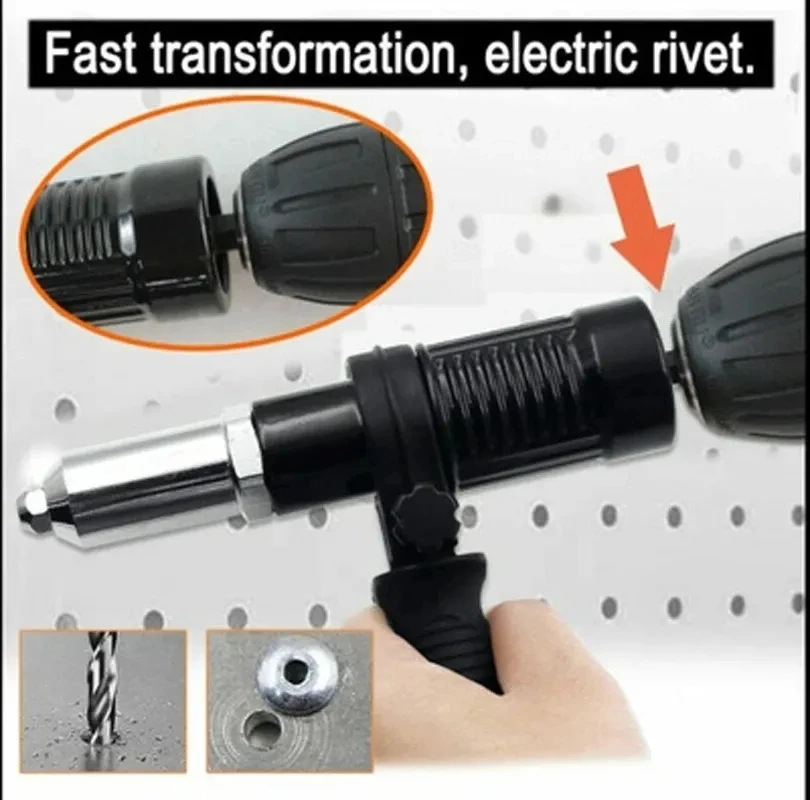 Ручка Vissanao Mesin Tembak Paku Keling Elektrik Profesional Aksesori Tarik Inti Adaptor Bor Viele Kabel K