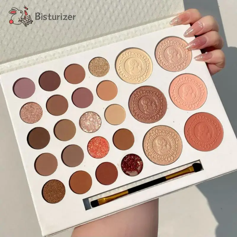 

Sequins Color Rendering Is High Easy To Apply Anti Pollution Eye Shadow Waterproof 26 Color Palette Eye Cosmetics Long-lasting