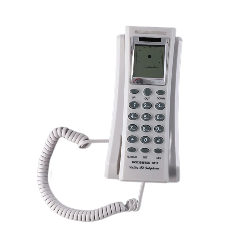 Мини-Настенный Телефон Настенный Настольный Проводной Стационарный Для Дома