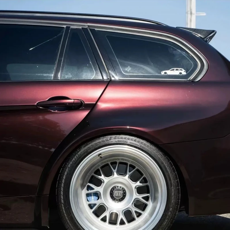 Фото Спойлер для BMW E91 2005-2012, заднее крыло из углеродного волокна для BMW 3 серии E91 Wagon, глянцевый черный спойлер на заднее крыло туристического автомобиля №2