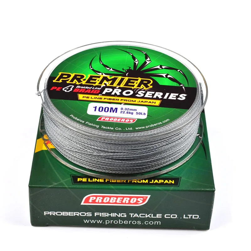 100M 4 Braid Fishing Line 15 off Second 5 Color Fishing Braid Line Used for Fishery Fishing Rod thrend Pe Line Fishing Line+Box