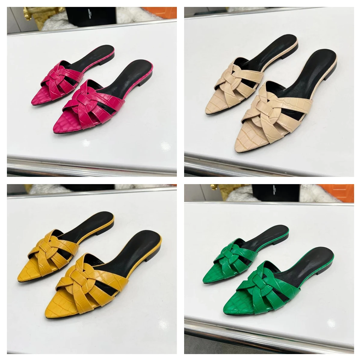 

Designer Sandal Women Rubber Leather Slide Sandal Dress Shoe Wedges Sandal Beach Slippers Luxury Summer Platform SlideThick Bott