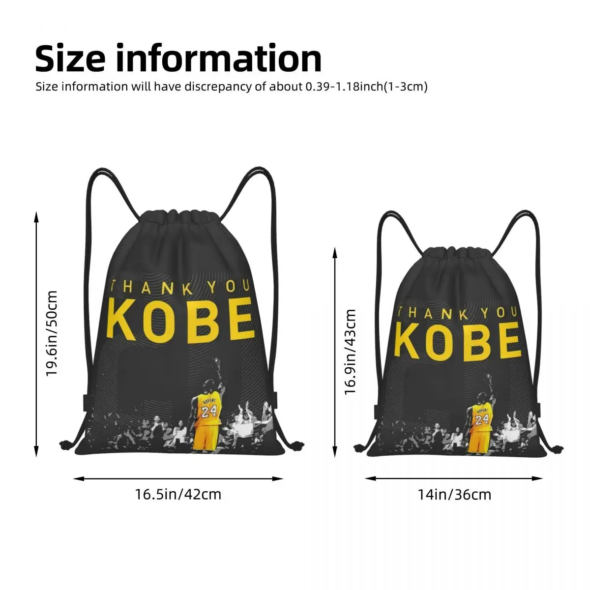 Изготовленный на заказ K-Kobe Bryant Num 24 дорожный фитнес-спортивный рюкзак большой