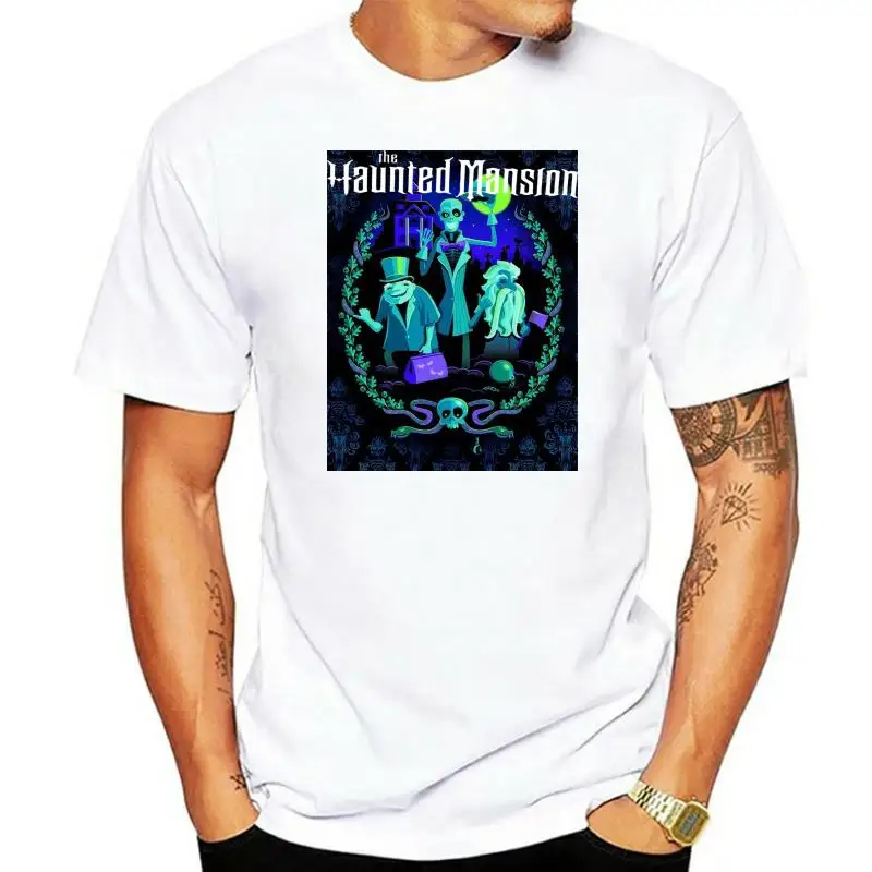 

New Haunted Mansion Poster Mens Black T-Shirt Size S-3XL