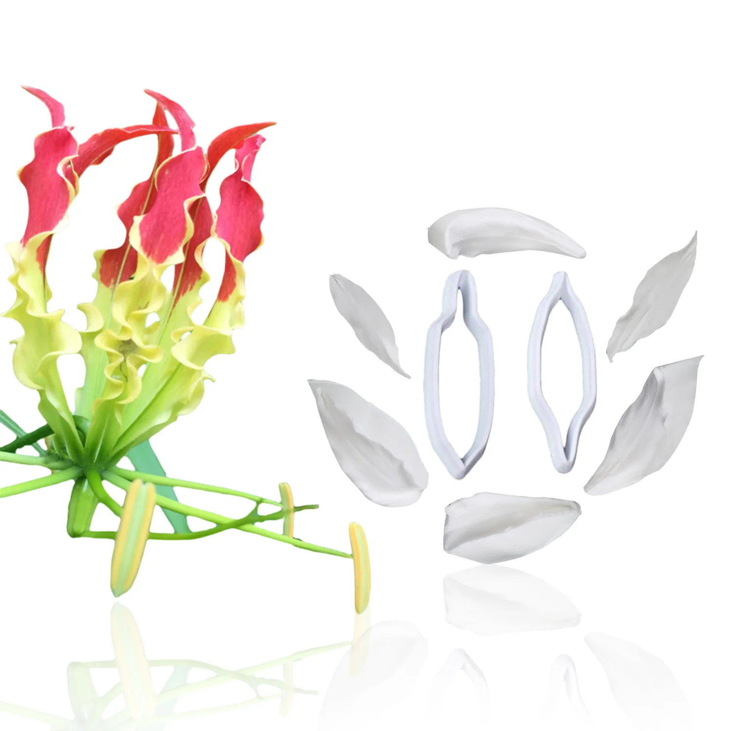 

Силиконовая форма для сахарных цветов Gloriosa Superba