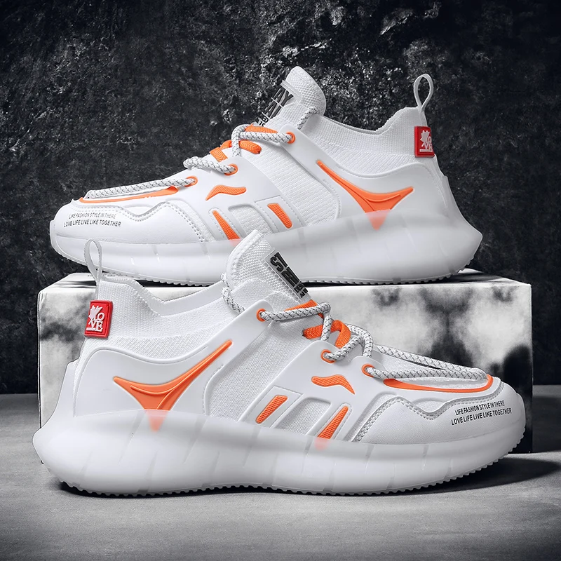 

Кроссовки мужские резиновые, брендовая повседневная обувь, мягкая толстая подошва, модные люксовые кеды суперзвезды