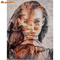 ruopoty figure acrylic painting by numbers unique gift picture drawing abstract woman diy paint by numbers for living room decor