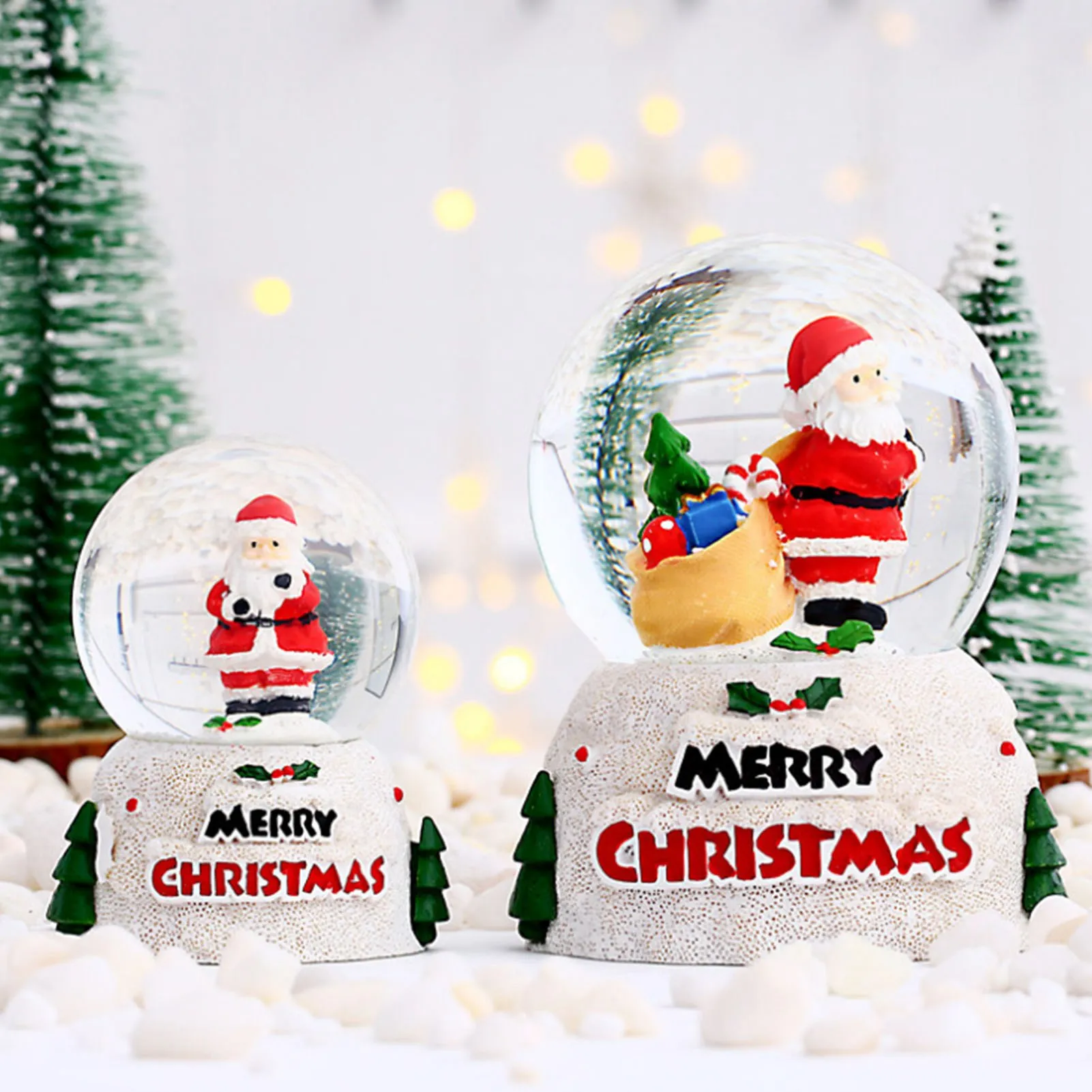 Рождественский Светящийся В Темноте Хрустальный Шар Английский Стеклянный