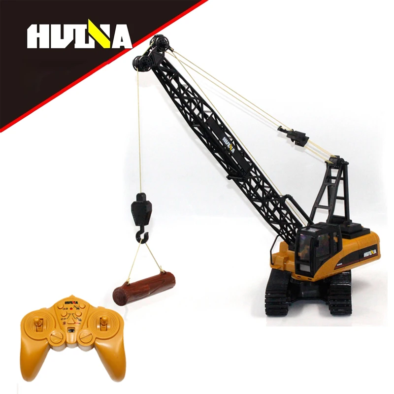 Huina 1/14 большой Радиоуправляемый башенный кран 15-канальный сплав дистанционное