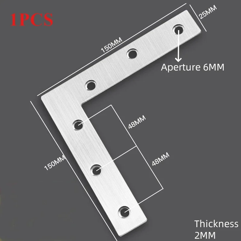 

Утолщенная нержавеющая сталь T/L-образная мебель, угловой код, железный угловой кронштейн, деревянная доска, соединитель многослойной пластины