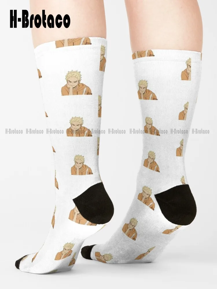 Coach-Ukai Demon Slayer Giyuu Anime Socks Boot Socks For Men Comfortable Best Girls Sports Retro Cartoon Street Skateboard Socks