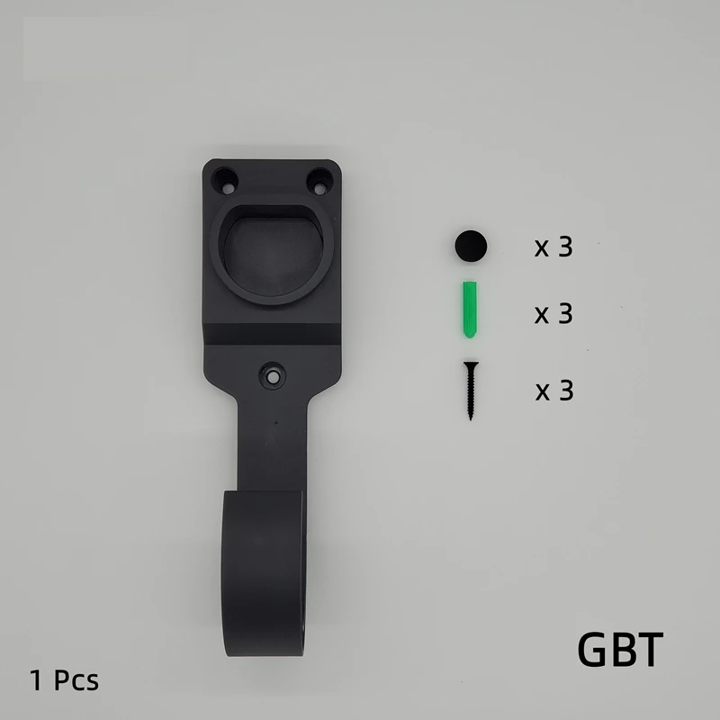

Тип 2 J1772 GBT Зарядное устройство для электромобилей Прочный держатель ABS Держатель кабеля для зарядного устройства для электромобиля Type2 Тип1 Настенный кронштейн с винтами
