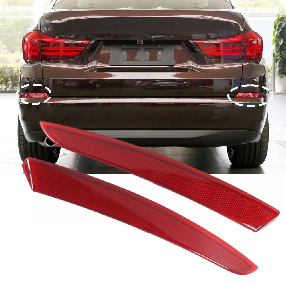 1 пара отражателей заднего бампера 63147318557 63147318558 Для BMW GT Serie 5 F07 LCI Gran Turismo 535i 535iX 550i