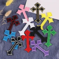 5pcs fashion cross ironing embroidered patches cartoon motif game bx clothes pants hat t shirt applique embroidery accessory
