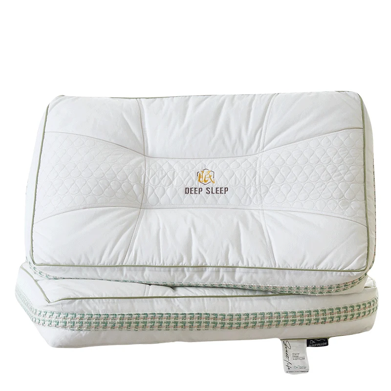 

European Cotton Pillow Core Rectangle Bedroom Sleep Pillow High-quality Cervical Neck Protect Orthopedic Pillow Hotel Home Decor