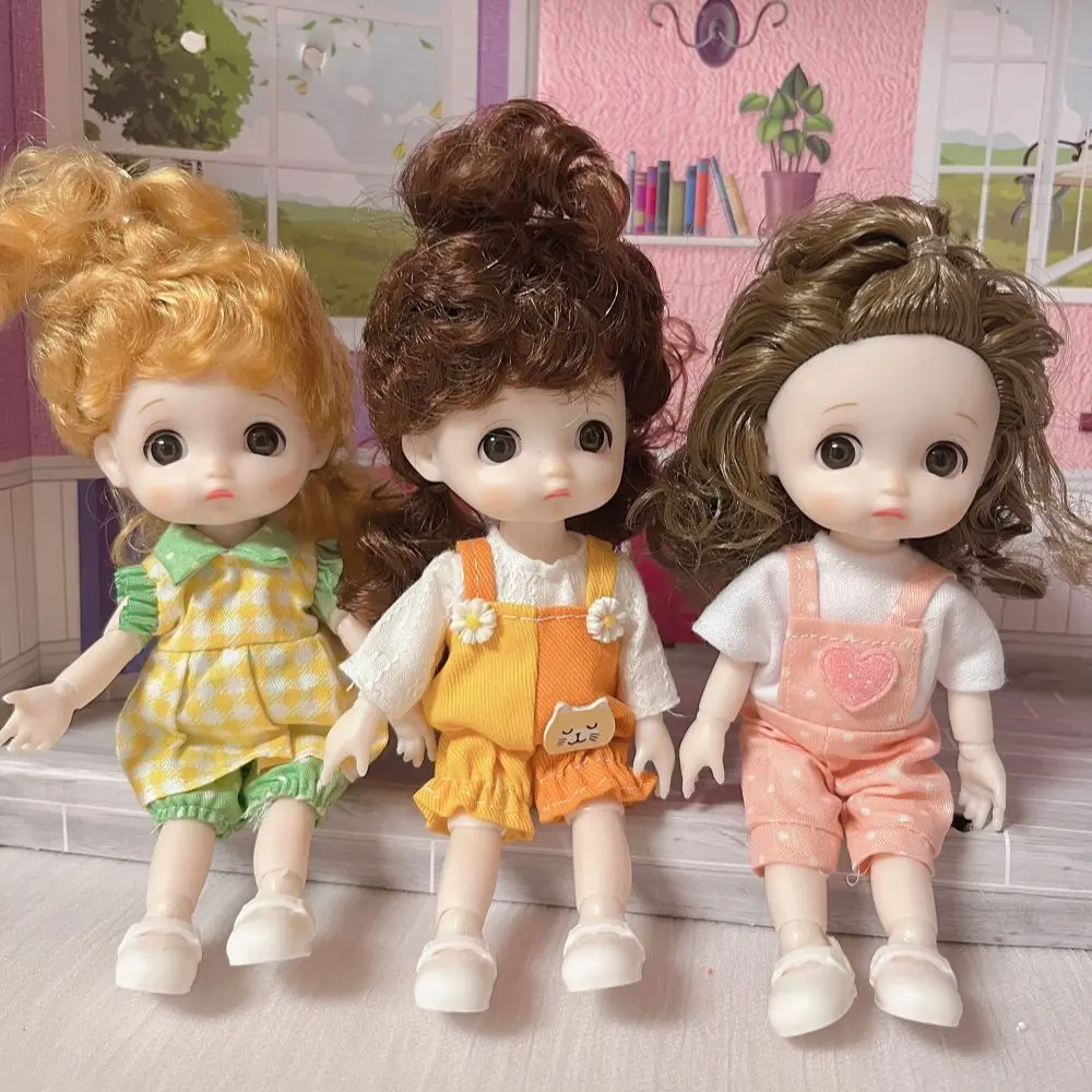 1/12 шарнирные куклы полный комплект для девочек 16 см 3D Принцесса наряд игрушки