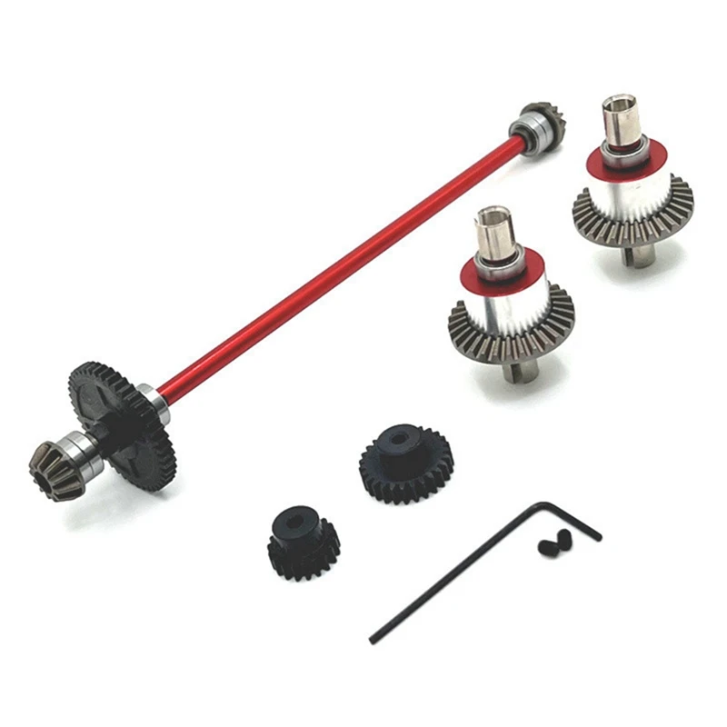 

1 комплект запасных частей для 1/14 144001 144002 144010 RC автомобильные аксессуары металлический обновленный