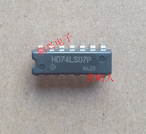 

10PCS/LOT HD74LS07P IC DIP-14