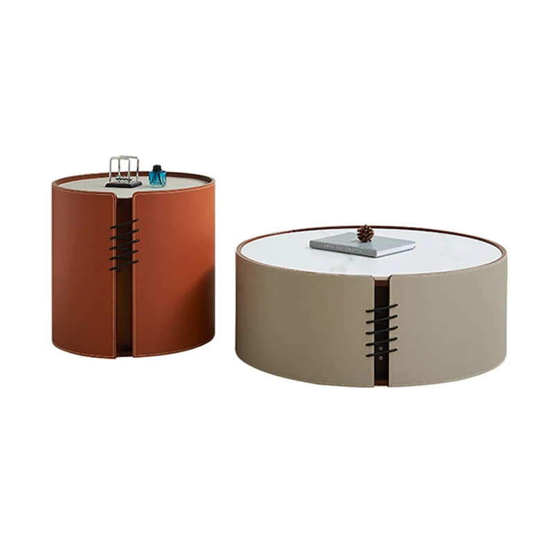 Круглый мраморный столик чайный мебель для гостиной деревянный круглый