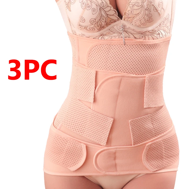 3 Pieces/Set Postpartum Maternity Bandage Women Support Band Shapewear Slimming Belt Belly Tightening After Pregnancy 1680