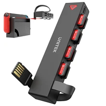 Unitek 8-in-1 Game Card Reader for Nintendo Switch/Switch OLED Game Cards Switcher with Multiple Card Storage Holder Accessories