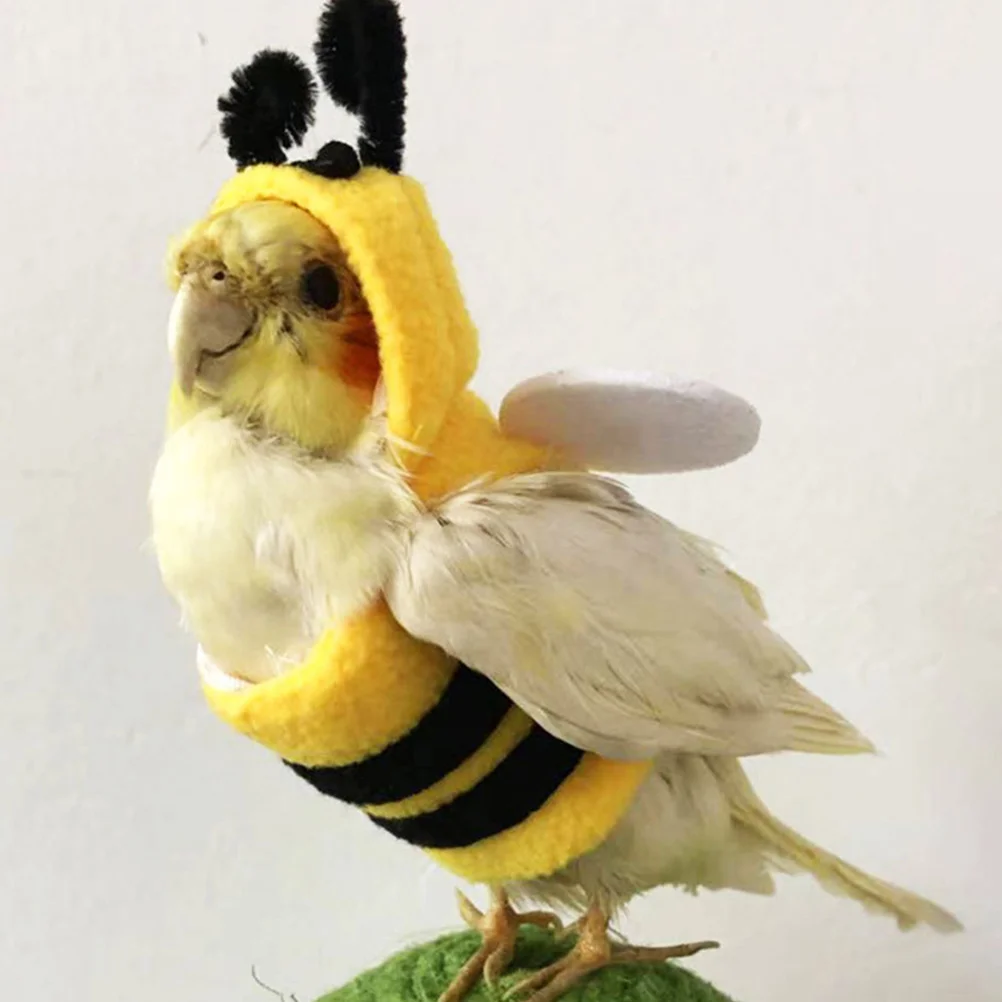 

Halloween Clothes Pet Bird Party Parrot Adorable Novelty Clothing Fashion Ornament Bee Shaped Stylish