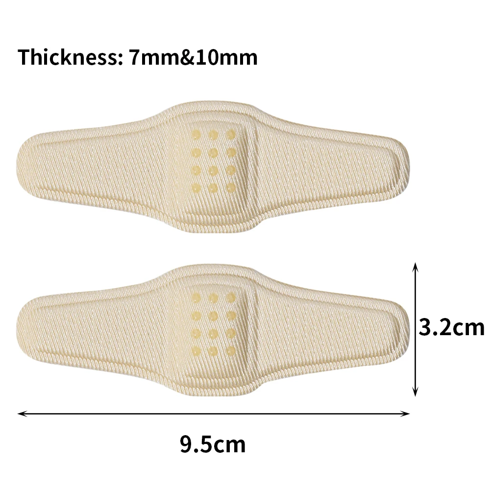 5pairs Heel Insoles Patch Pain Relief Anti-wear Shoe Cushion Pads Feet Care Heel Protector Adhesive Back Sticker Shoes Insert