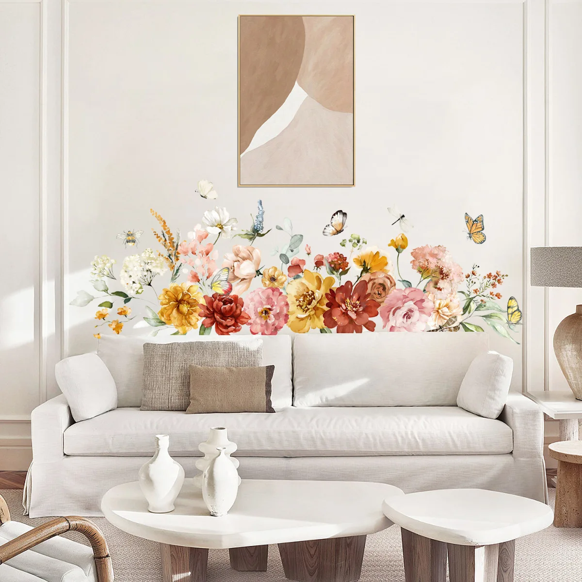 

Wall Stickers Vine Leave Flower Birds Home Room Decoration Poster Bedroom Adhesive Wallpaper Boarder Furniture Interior Decor