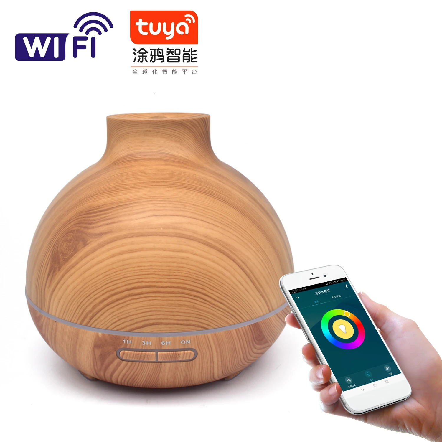 

Увлажнитель воздуха с функцией Wi-Fi, 400 мл