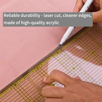 rectangle ruler transparent quilting rulers firm hollow design measuring tools quilting supplies with clear accuracy