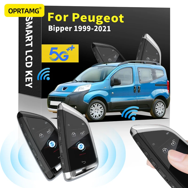 

ЖК-дисплей с Дистанционным Ключом для бесключевого автомобиля Peugeot Bipper 2000 2001 2002 2003-2018 2019 2020 2021 2022
