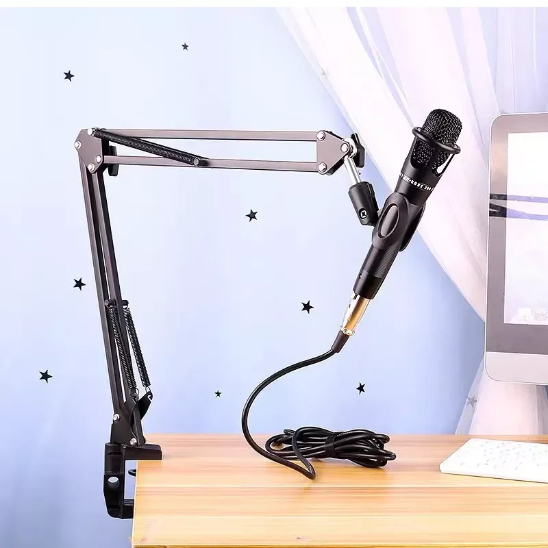 

Extendable Suspension Boom Scissor Arm Stand Microphone Stand Metal Spider Cantilever Bracket Shock Mount For Home