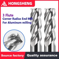 3 flute radius corner end mill aluminum cutter machine 1 20 for fiberglass acrylic copper plastic carbide corner radius end mill