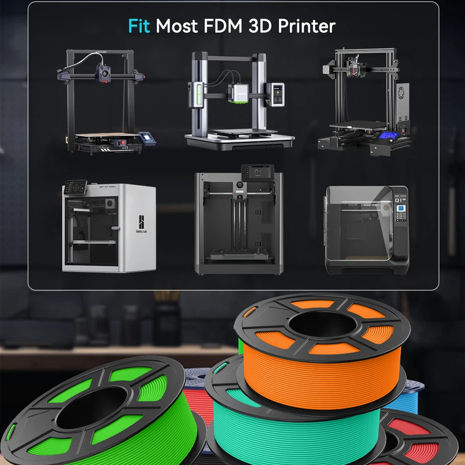 Филамент JAYO 3D PLAPETGABSВысокоскоростной матовый PETG для 3D-принтеров FDM, 1 рулон, высокопрочные материалы (art.: 3920dc339db4d) - 3920dc339db4d