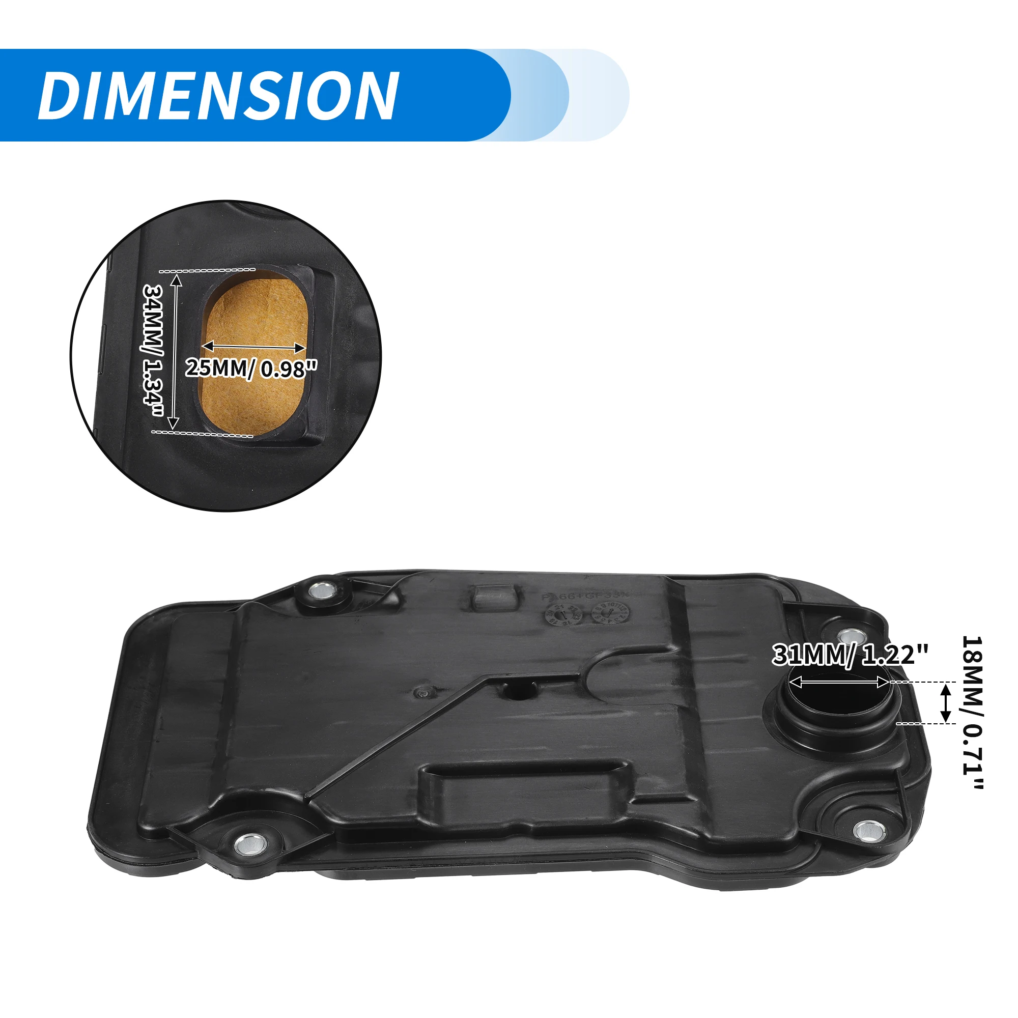 Масляный поддон фильтра автоматической коробки передач UXCELL для Lexus GS350 2013 IS350C 2014