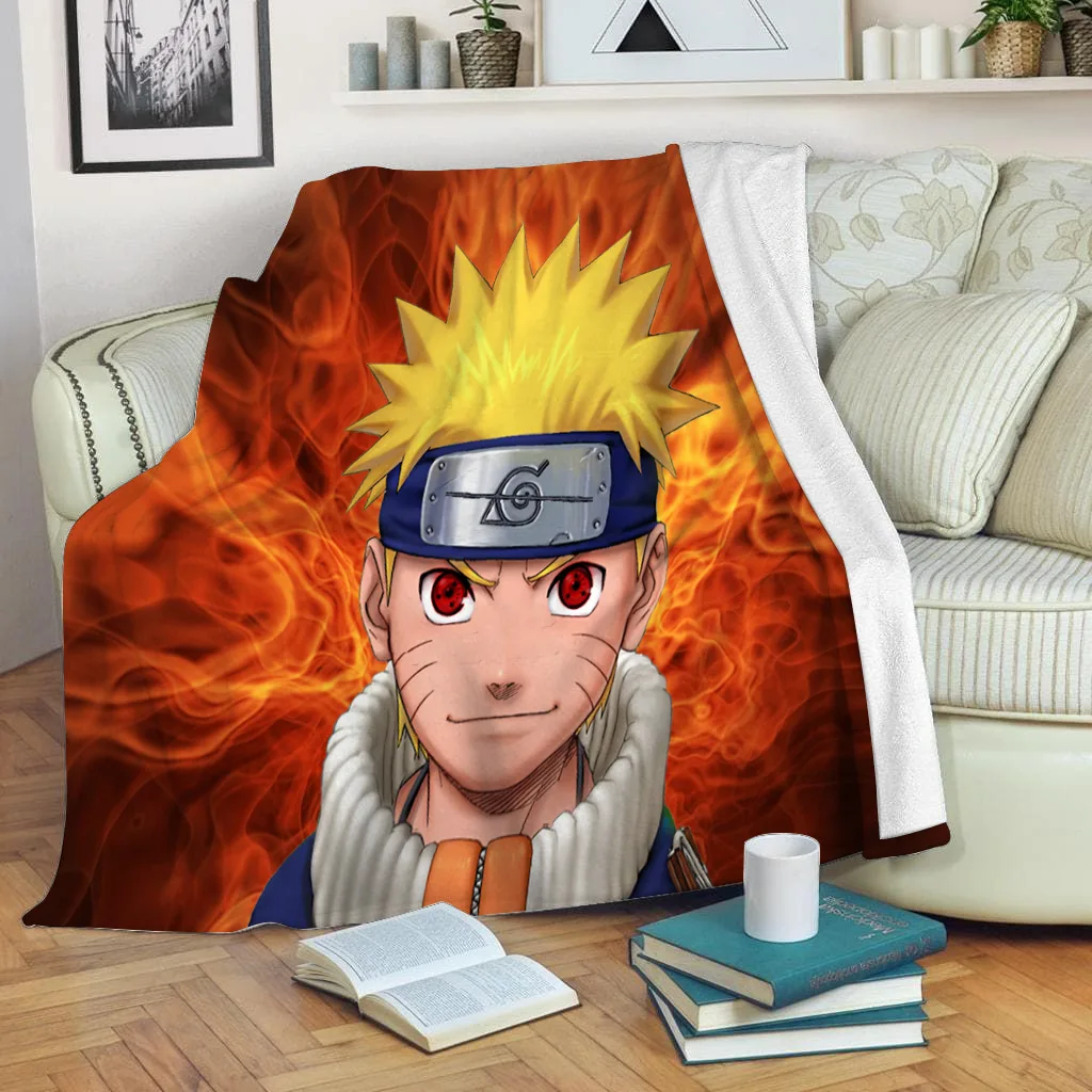 

Sherpa Blanket Hatake Kakashi Uzumaki Boruto Flannel Blanket Bedding Room Sofa Blanket Bedspread Home Decor Office Nap