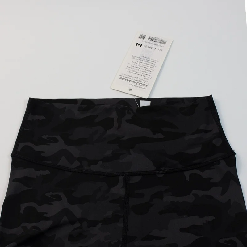 Lulusport Camouflage Tights Yoga Leggings Women Breathable High Waist Push Up Sports Gym Pants Fitness Athletic Buttery Soft