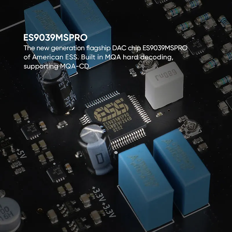 Фото SMSL DO300 Audio DAC ES9039MSPRO DO300 MQA CD-декодер XMOS XU316 DSD512 32 бит 768 кГц Bluetooth 5.1 LDAC XLR I2S + пульт дистанционного управления №3