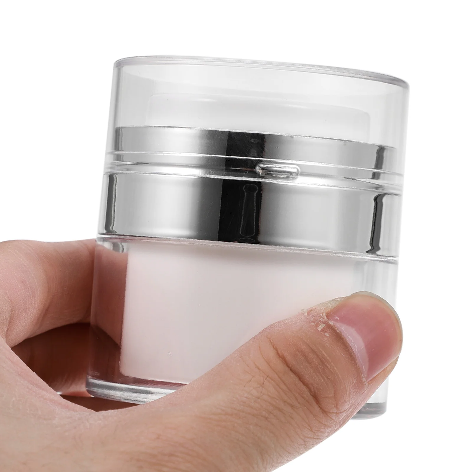 

Facial Cream Bottles Press Cream Jar Eye Cream Practical Bottle Cosmetics Pressing Type Dispenser Leakproof Sub