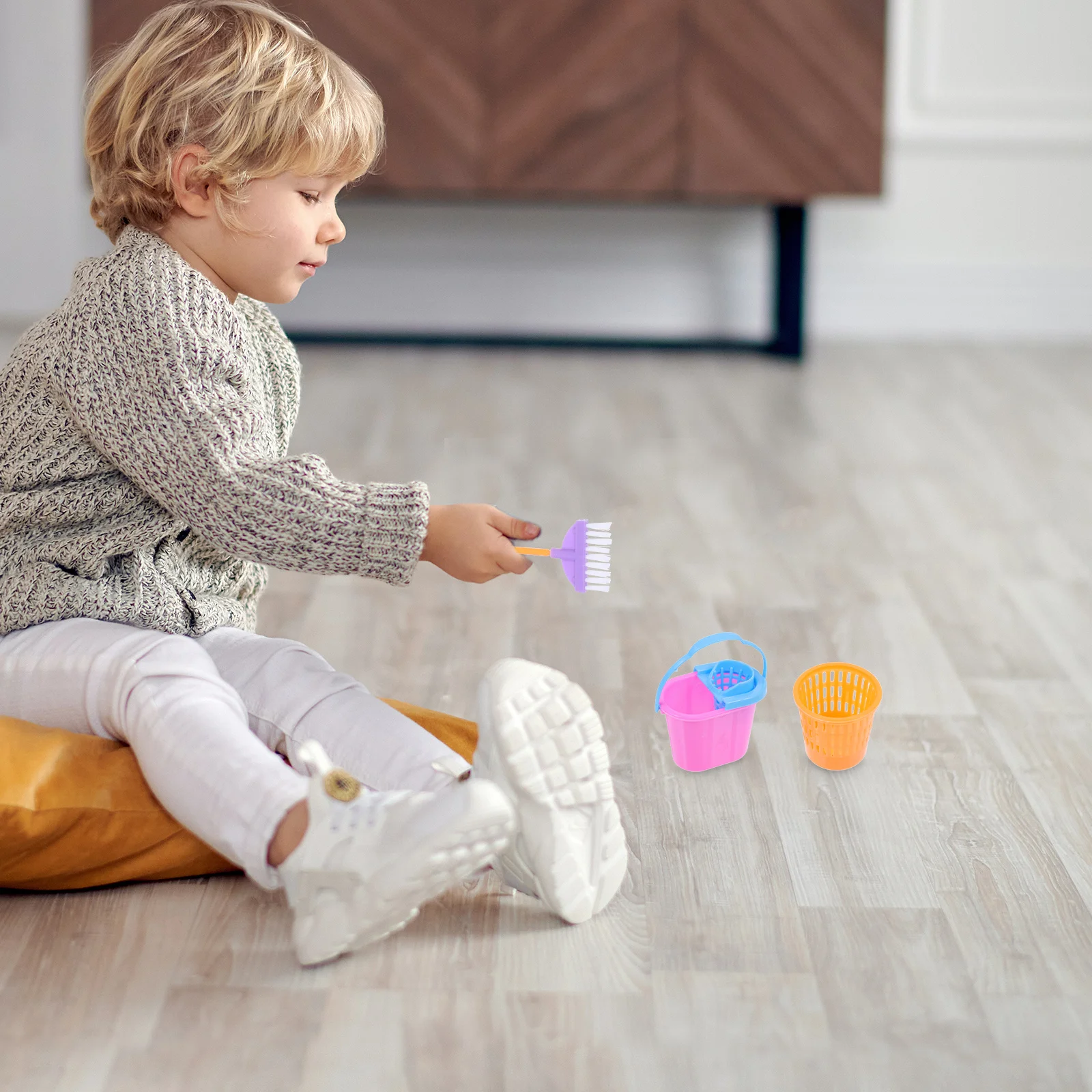 9 шт. имитация сантехники игрушки интересные чистые детские вакуумные чистящие