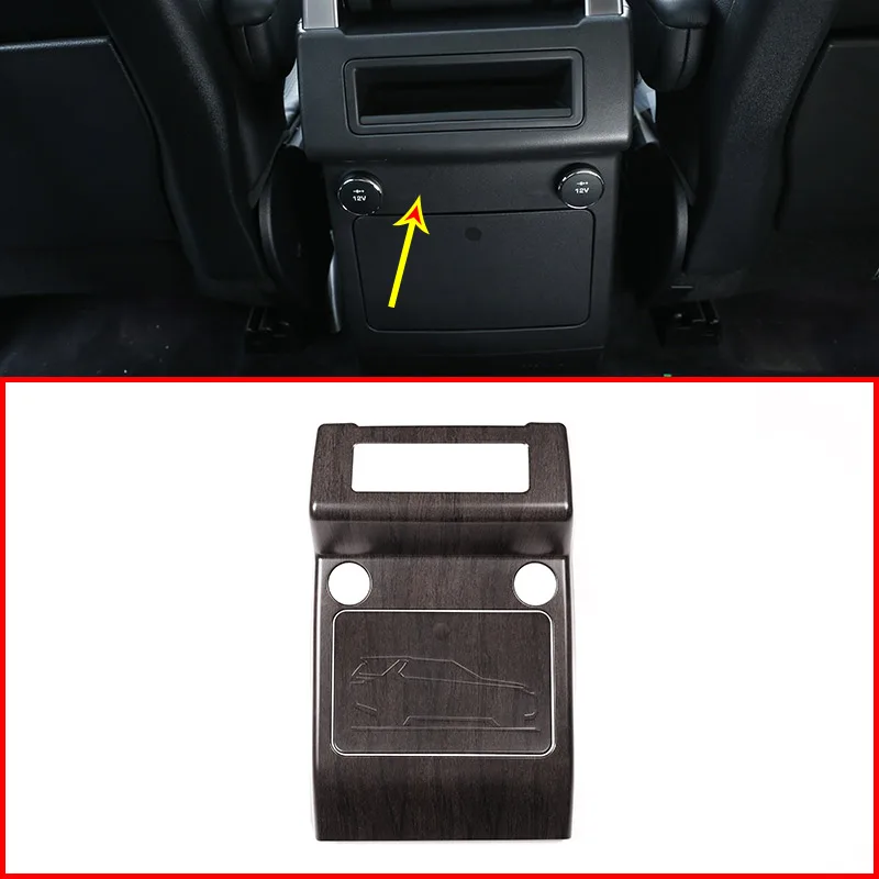 

Oak Wood Grain Rear Row Air Conditioning Vent Outlet Cover Trim For Land Rover Discovery 5 S /Se Lr5 2017 -2018 Car Accessories