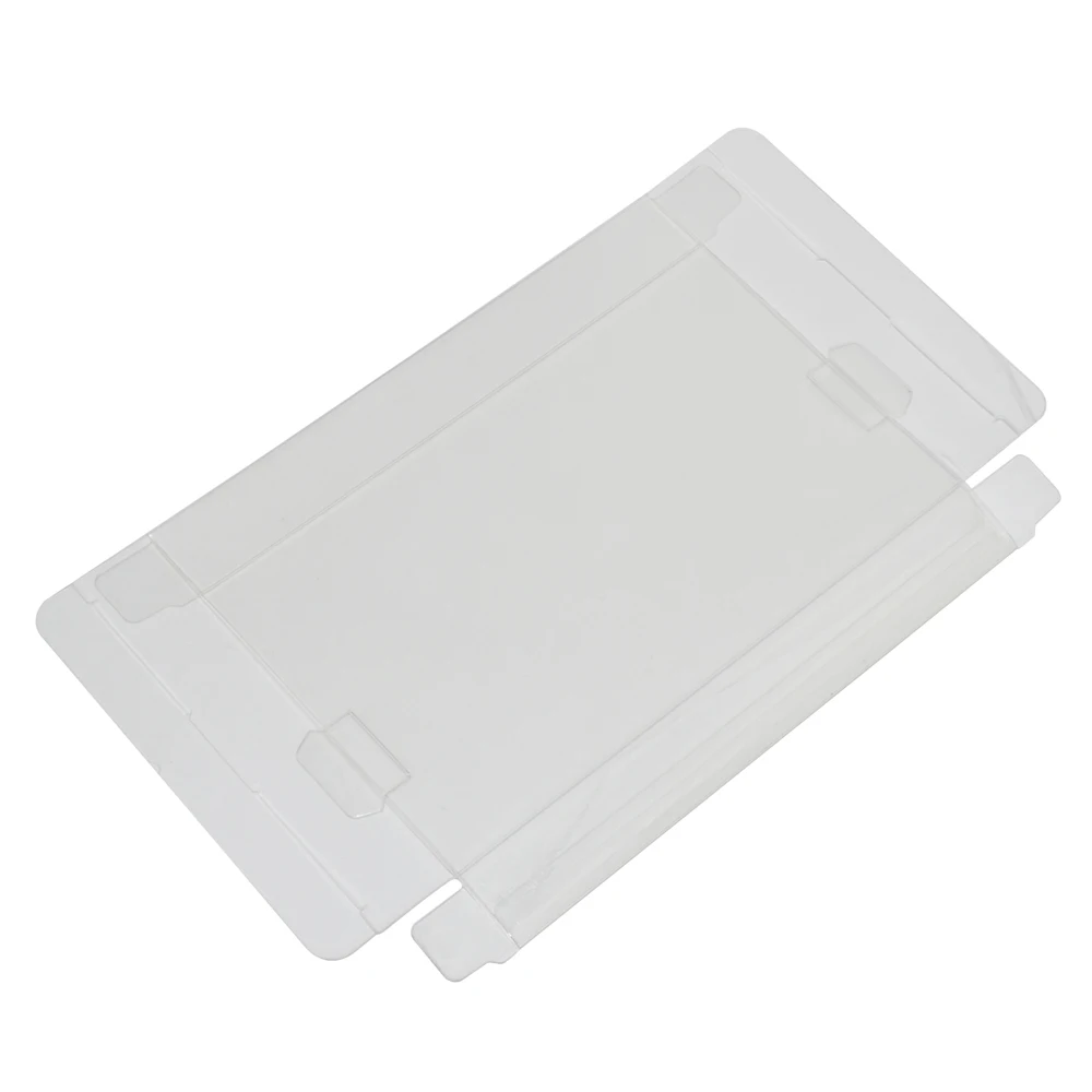 

ZUIDID Transparent Plastic PET Protector Case Box for NES Game Cartridge fit Color Box Packaging