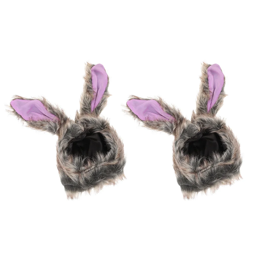 

2 Rabbit Shape Hat Funny Hat Cat Hat Costume Headdress